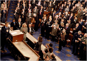 Sarkozy Greeted Warmly by Congress